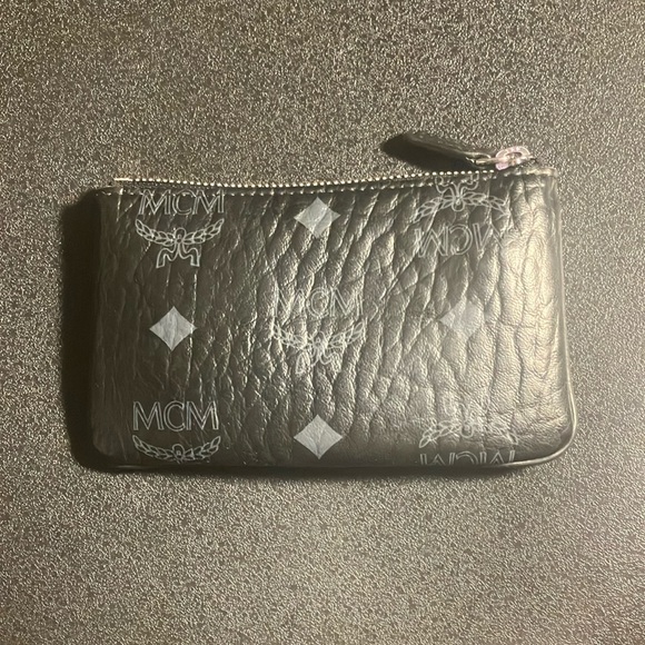 Mcm Key Pouch In Visetos Original Buy Mcm Key Pouch In